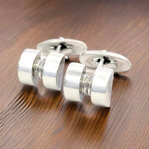 Georg Jensen Estate Cufflinks Sterling Silver 15.4 Grams GJ38